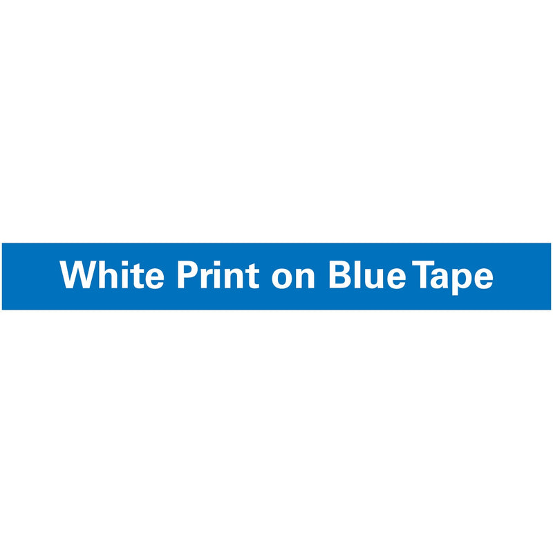 DYMO Self-Adhesive Glossy Labeling Tape for Embossers, 0.37" x 12 ft Roll, Blue