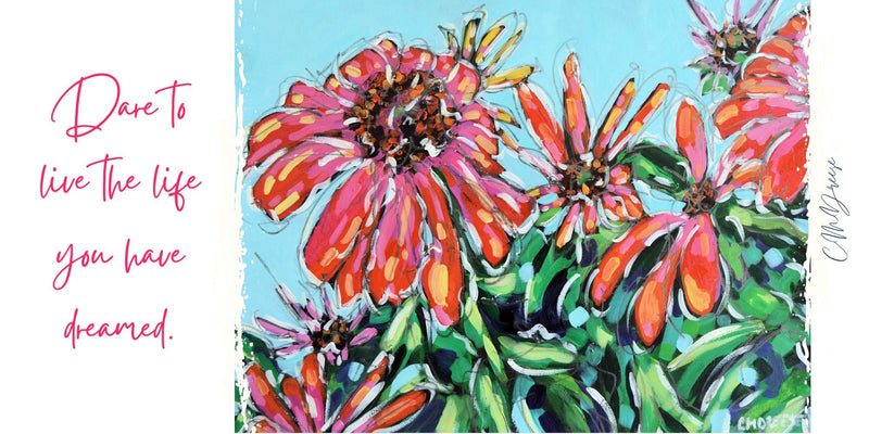 Drinkware - Cone Flowers