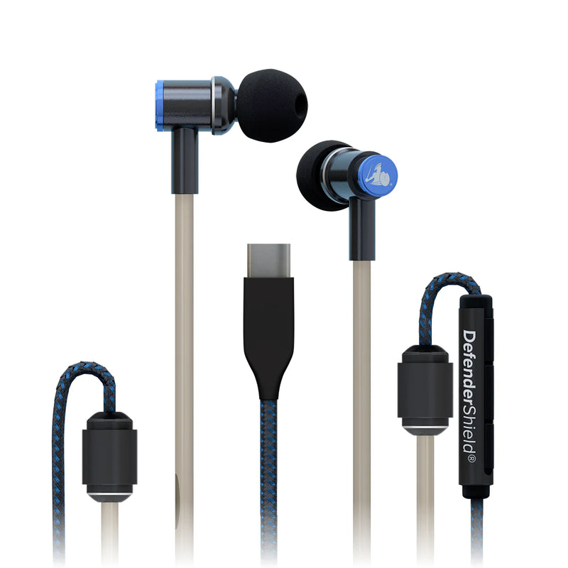 EMF Radiation-Free Earbuds Air Tube Stereo Headphones