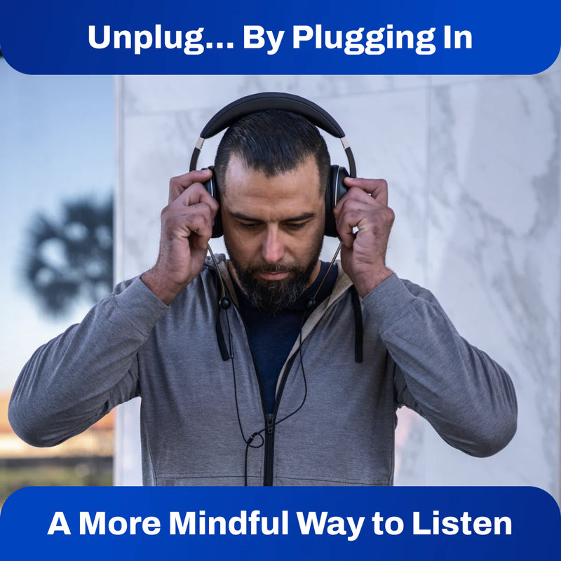 EMF Radiation-Free Air Tube Over-Ear Headphones