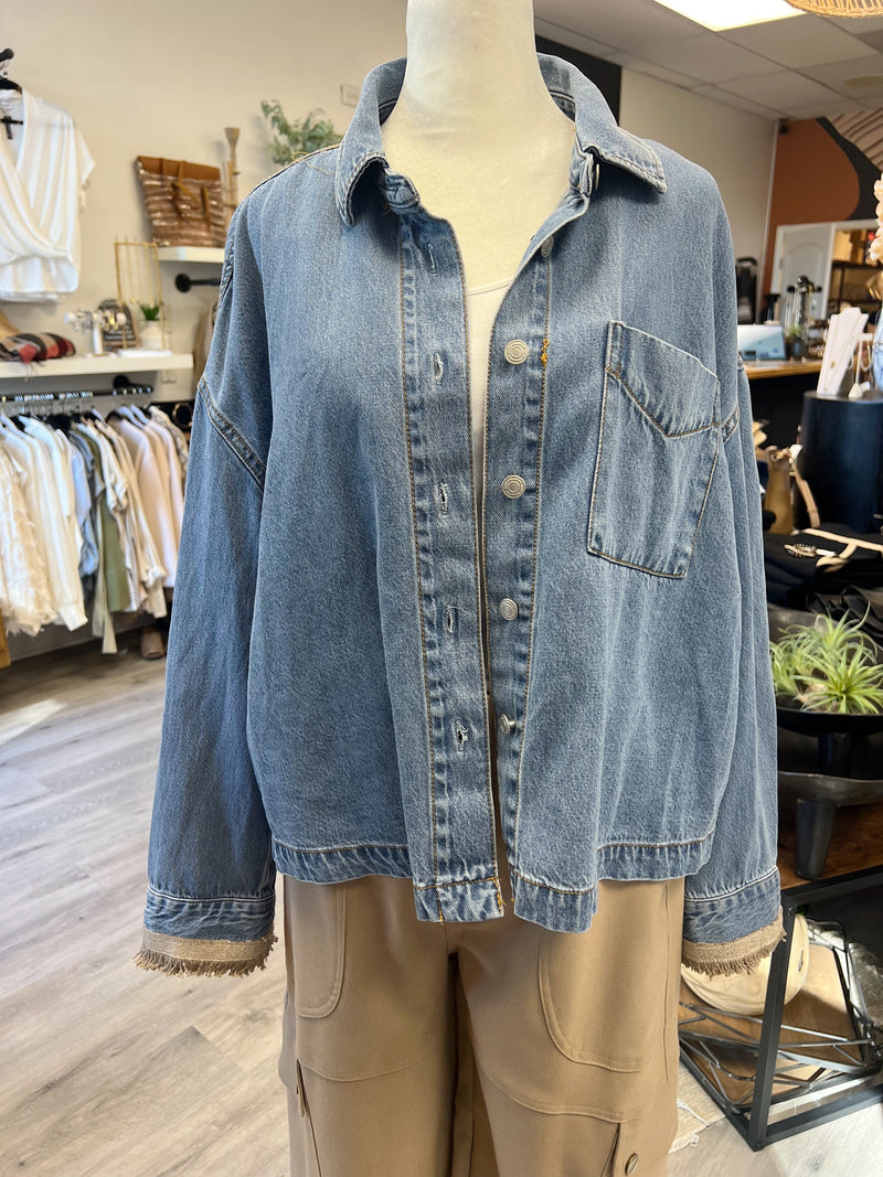 Starfish Patch Jean Jacket