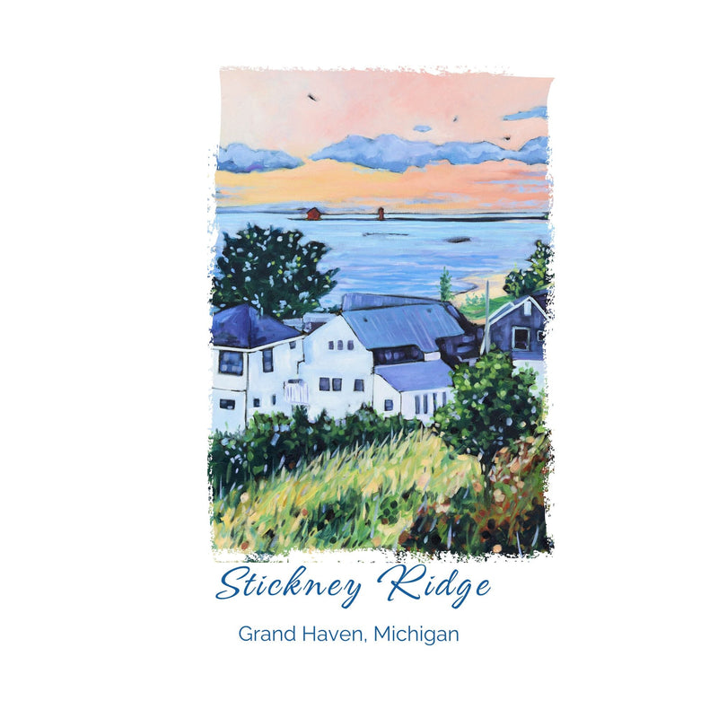 Dish Towel - "Views from Stickney Ridge"