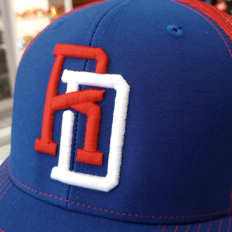 Dominican Republic SnapBack Mesh Royal Red Cap RD