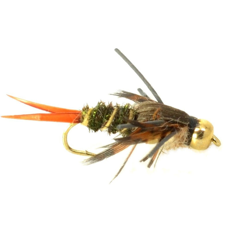 Basics Collection - Double Bead Nymph Assortment - 10 Wet Flies - Size 12