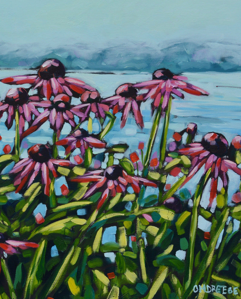 "Nature's Secret" Flower Glass Art Print