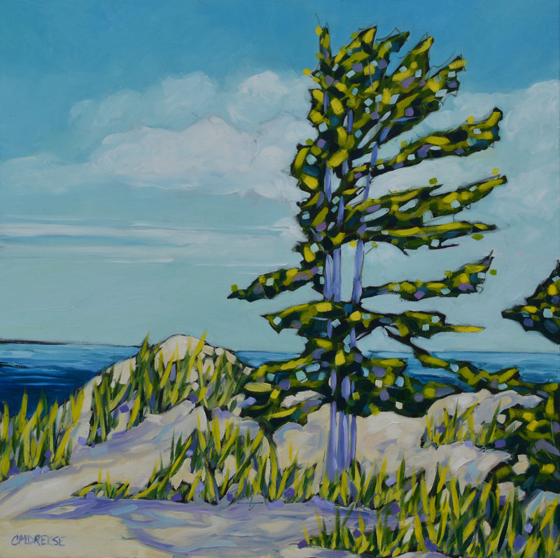 "Peace of Mind is Found at the Lake" Giclee Print on Paper or Canvas. Michigan Artist Christi Dreese