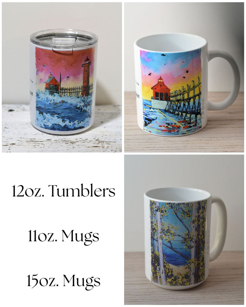 Drinkware -Blue Bell Flower