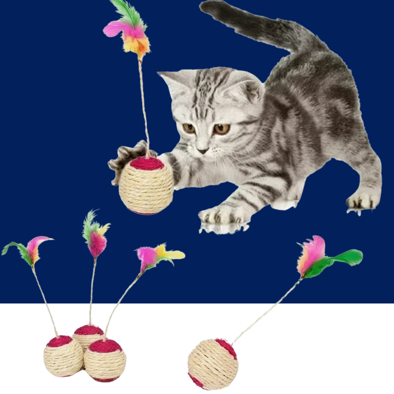 Durable Sisal Ball Cat Toy