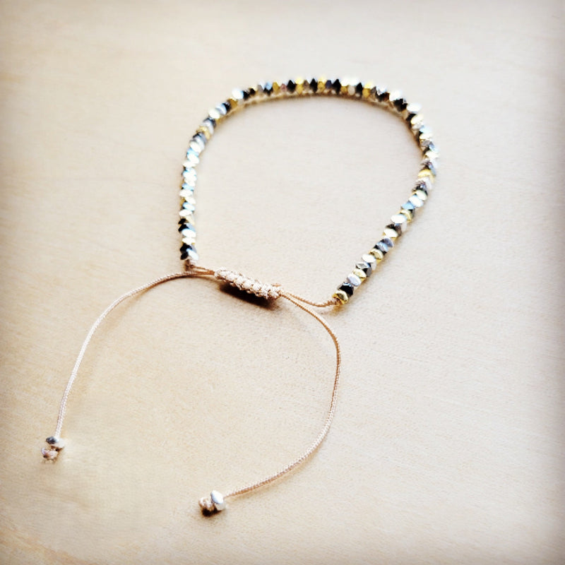 **Stackable Woven Beaded Bracelet in Multi 809x