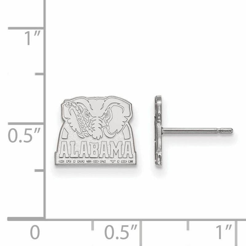 Sterling Silver University of Alabama XS (Tiny) Logo Post Earrings