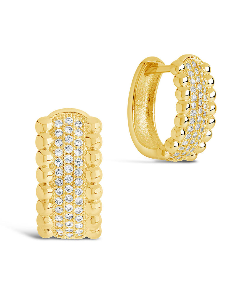 Ellerie CZ Micro Hoop Earrings