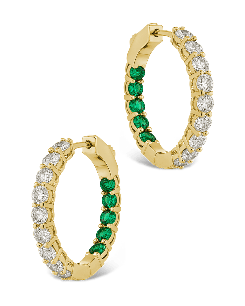 Karsyn Emerald Classic Hoops