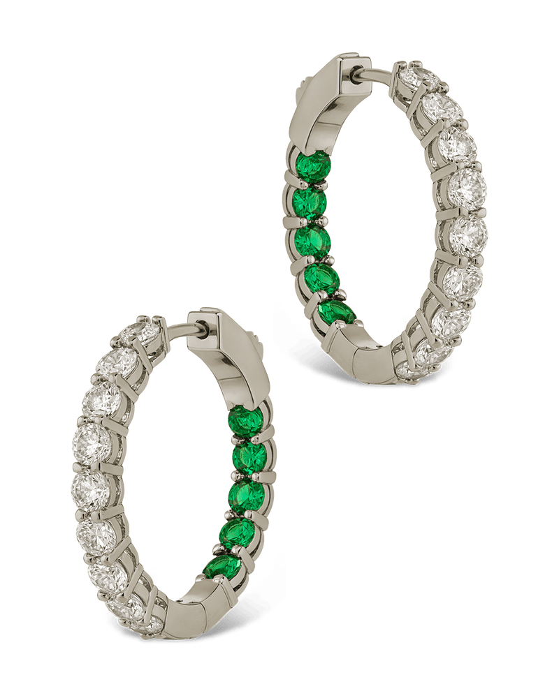 Karsyn Emerald Classic Hoops