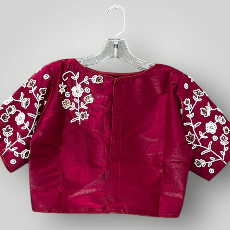 Satin silk blouse