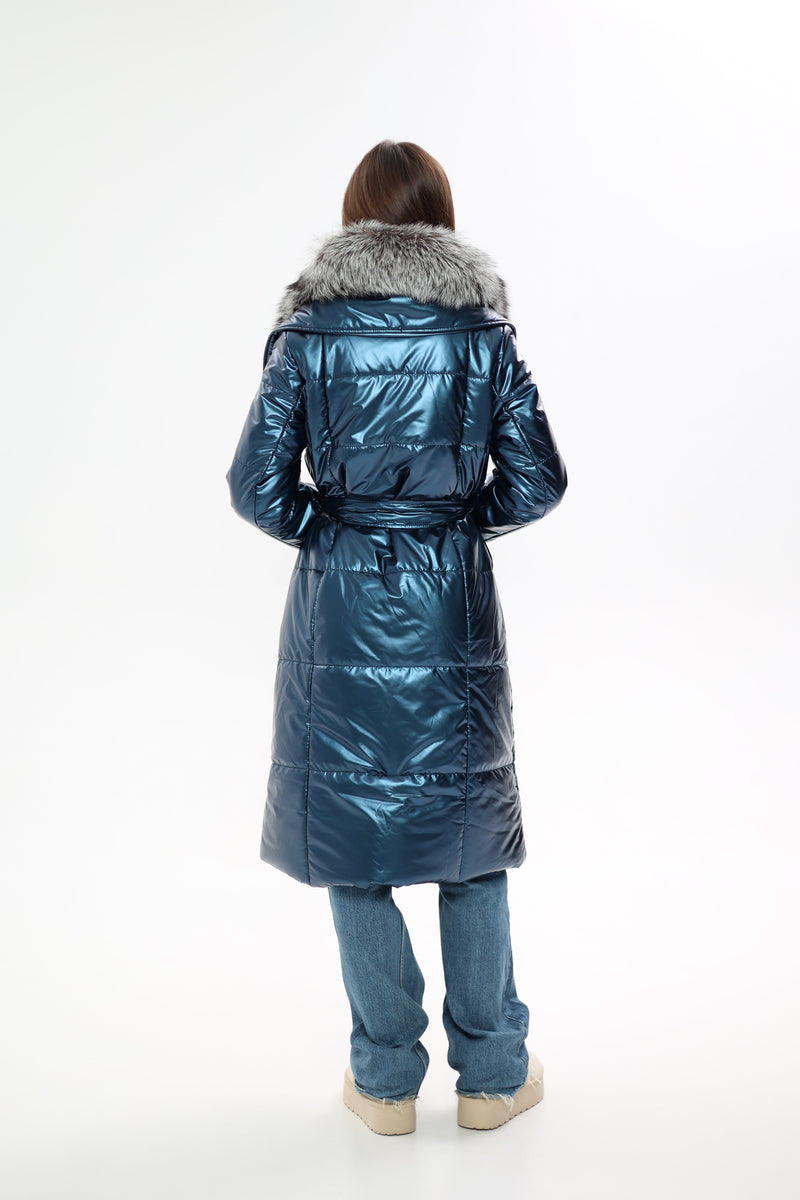 Genuine Silver Fox Fur Freudenberg Comfortemp® Coat