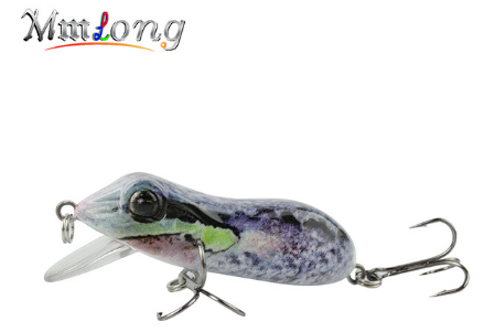 Mmlong 6.3cm Hard Frog Fishing lures Floating Minnow MR03-S Artifical Baits  Wobbler  Crank Bait  Pesca