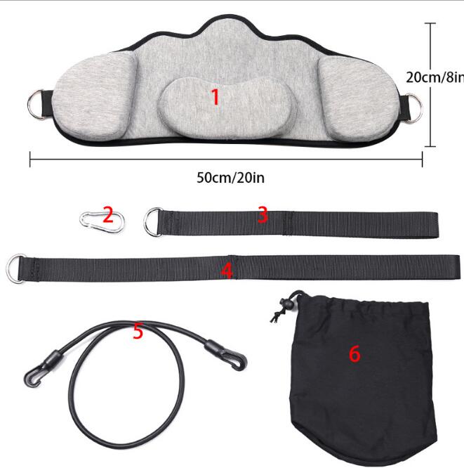 Portable Neck Hammock Set | Memory Foam Pillow + Mask