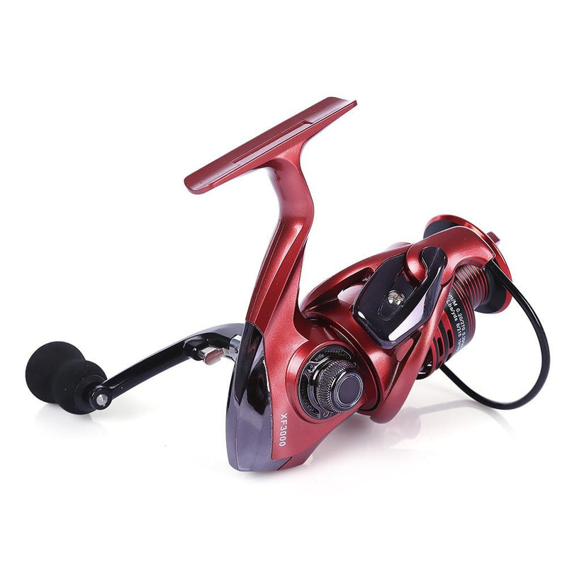 YUMOSHI 13+1BB Full Metal Spinning Fishing Reel 4.7:1/5.5:1 Gear Ratio Pesca Aluminum Spool  Tackle With Foldable Handle