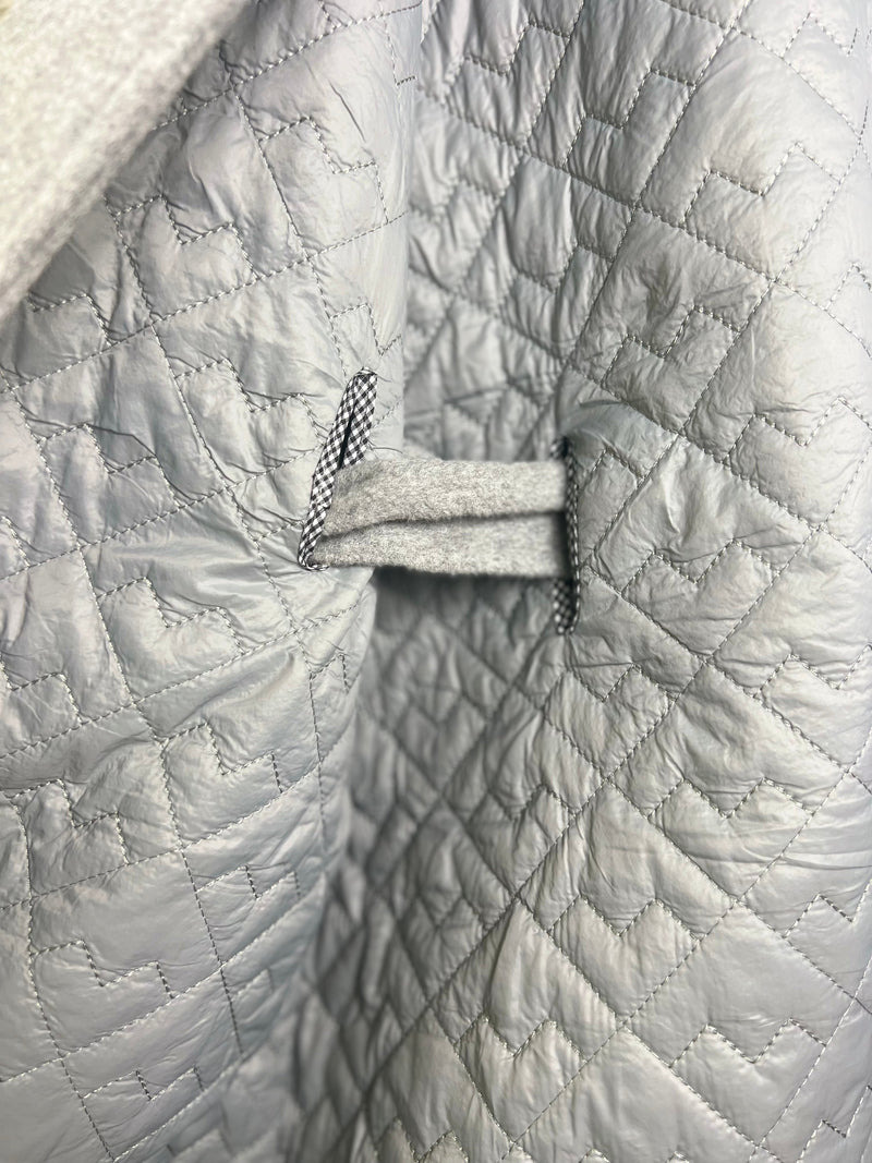 Genuine Scandinavian Mink Fur Virgin Wool Coat