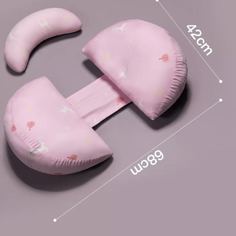 U-Shaped Pregnancy Pillow | Waist & Side Sleeping Support