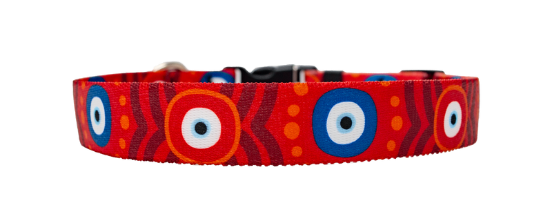 Evil Eye Mal de Ojo Dog Collar