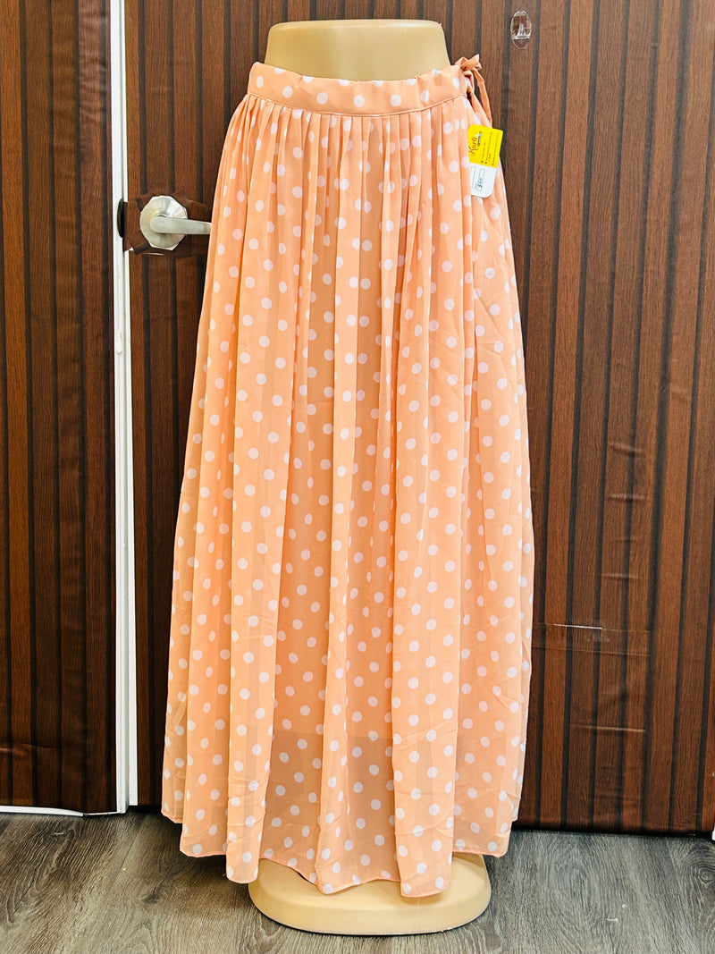Georgette skirt / lightweight lehenga