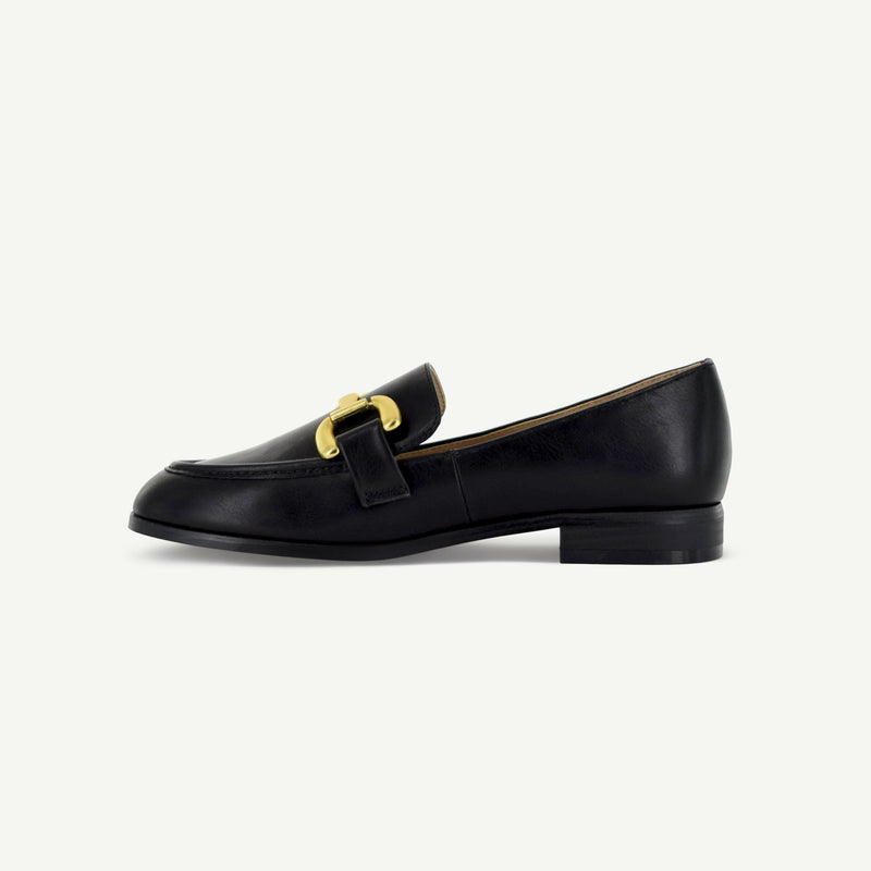 GEORGINA: CLASSIC LOAFER - BLACK