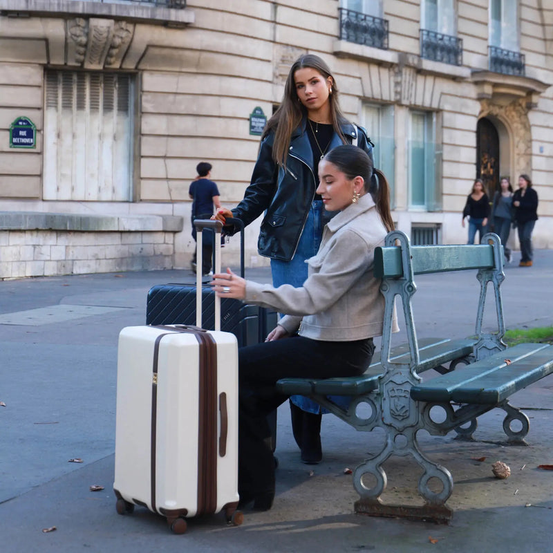 Luxe Journey 3 Piece Expandable Retro Luggage Set