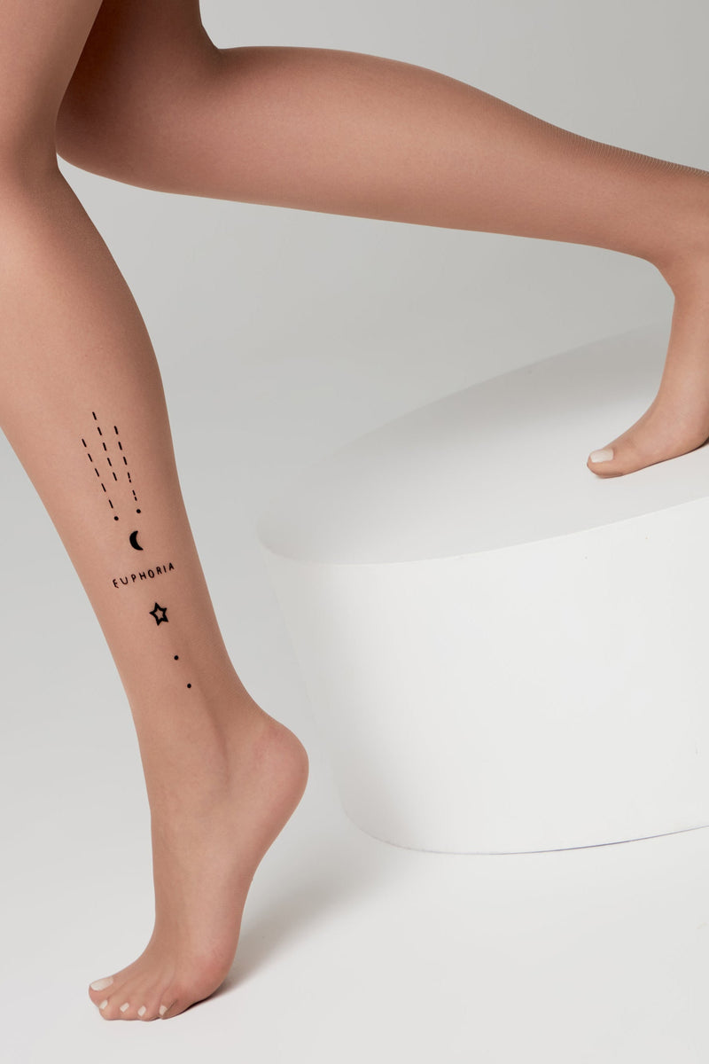 Fantasy Tights Conte Euphoria - Voluminous Flock Pattern