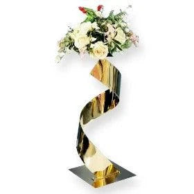 Elegant Spiral Gold Wedding Dining Centerpiece
