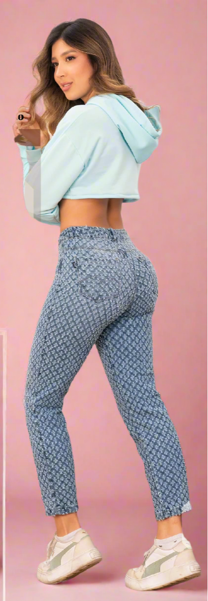 W332 100% Authentic Colombian Jeans (Mid Rise, Rigid, Straight Leg)