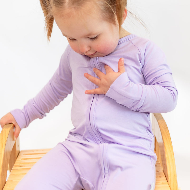 Baby Bamboo Zippered Romper