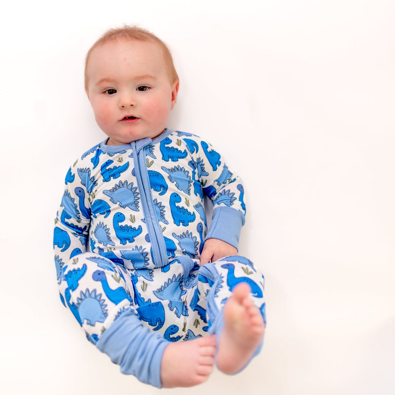 Baby Bamboo Zippered Romper