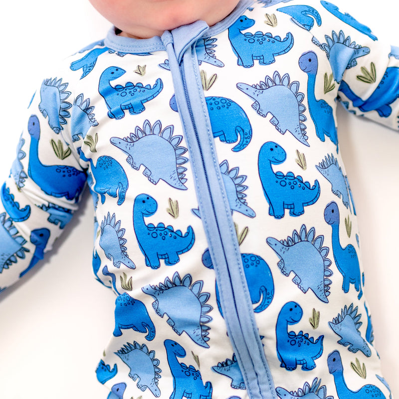 Baby Bamboo Zippered Romper