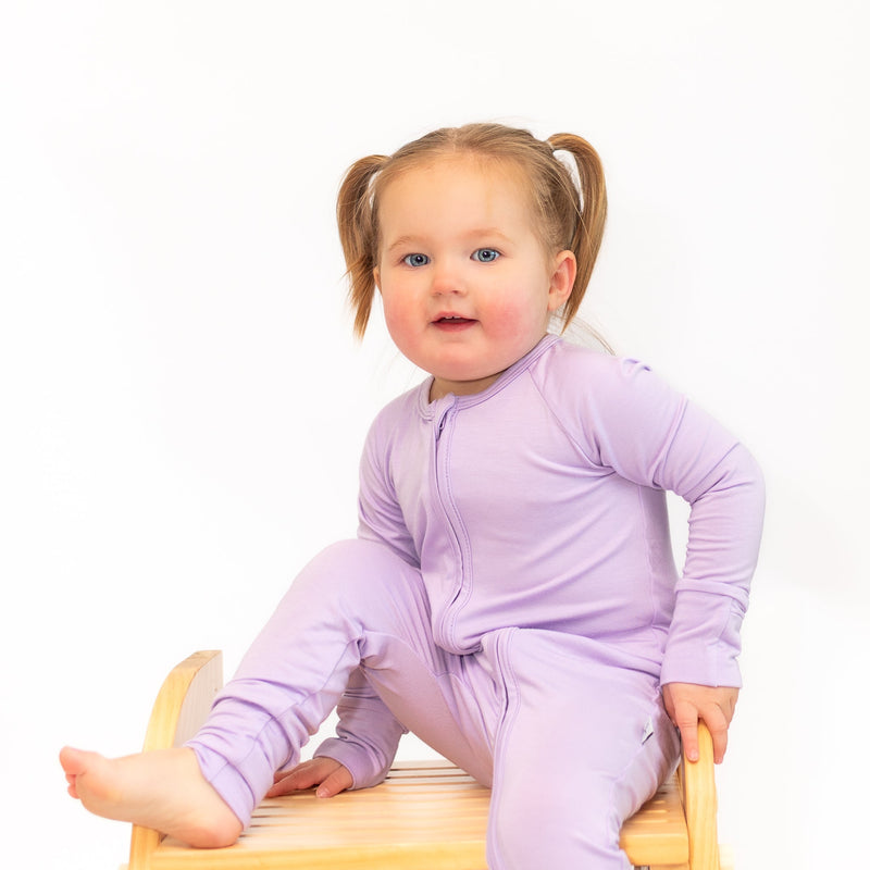 Baby Bamboo Zippered Romper