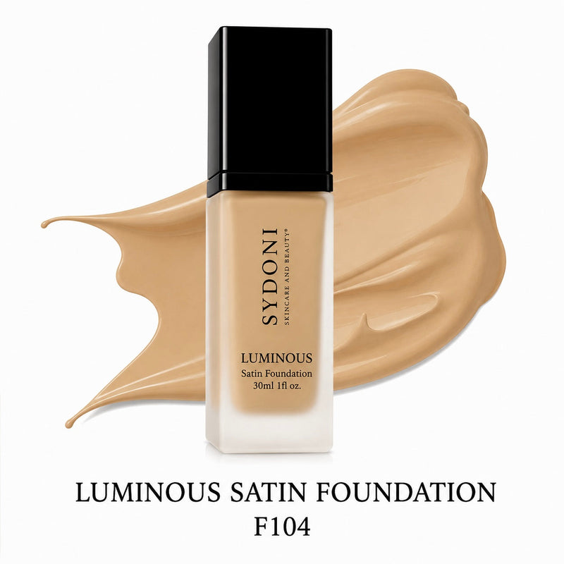 SYDONI LUMINOUS SATIN FOUNDATION – Radiant Skin, Smooth Perfection 30ml 1 fl. oz (16 Shades)