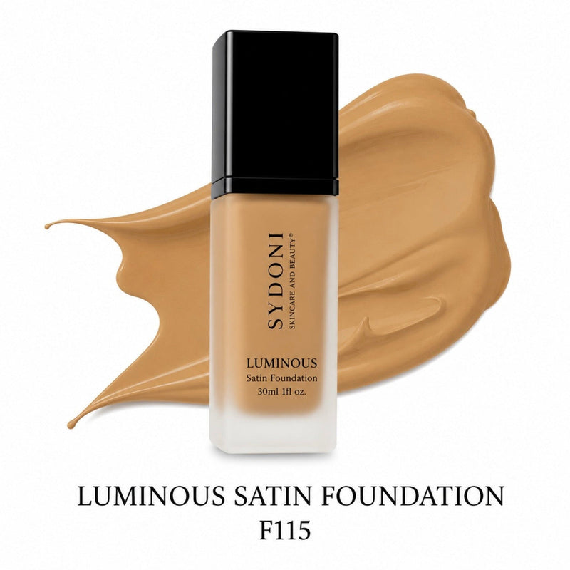 SYDONI LUMINOUS SATIN FOUNDATION – Radiant Skin, Smooth Perfection 30ml 1 fl. oz (16 Shades)