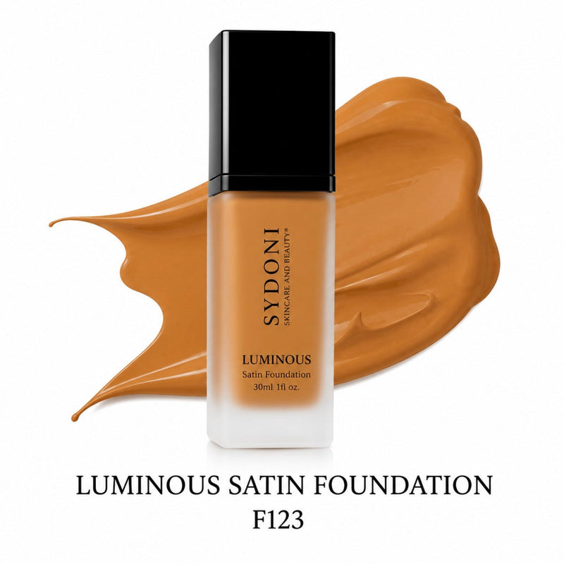 SYDONI LUMINOUS SATIN FOUNDATION – Radiant Skin, Smooth Perfection 30ml 1 fl. oz (16 Shades)