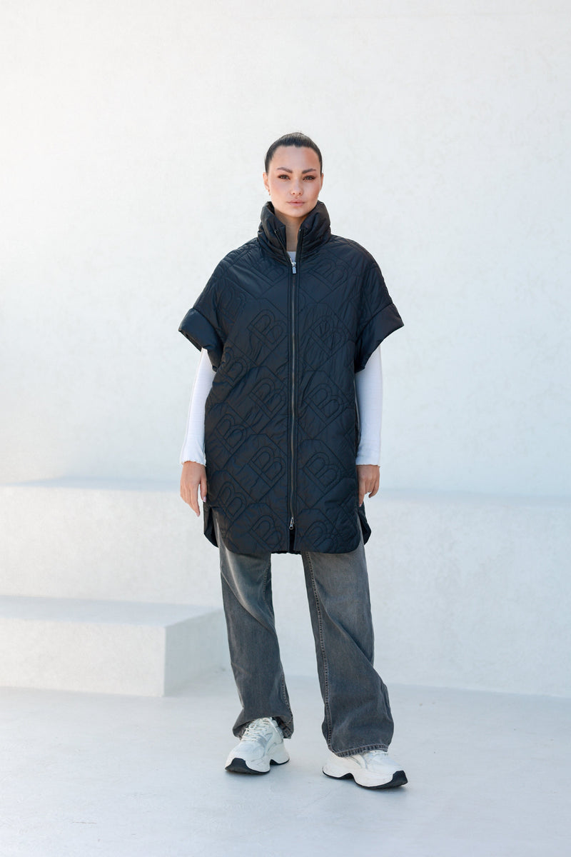 Bianca Relaxed Fit Embossed Vest