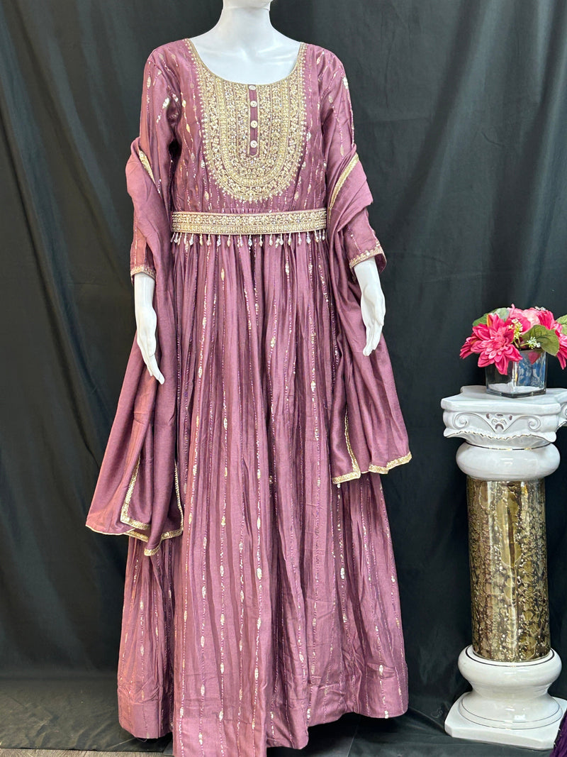 Party wear long kurti / Anarkali set
