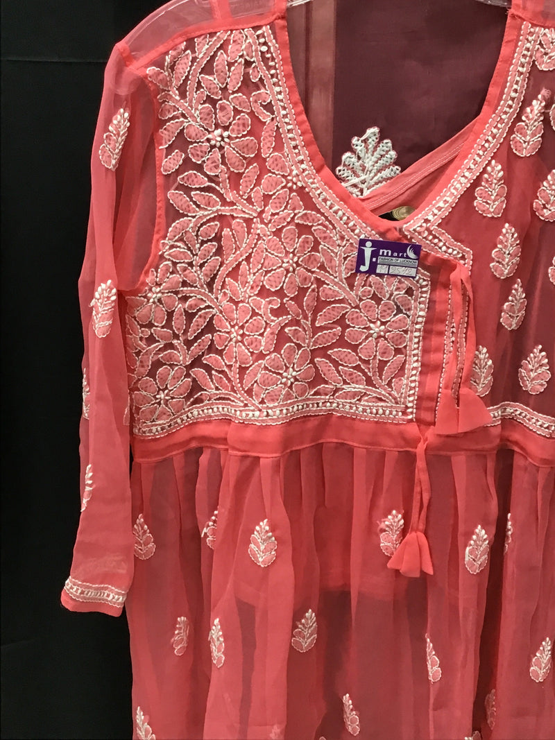 44 / sizeChikankari short top