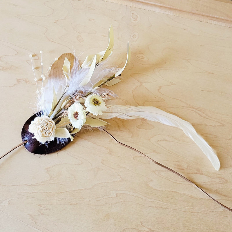 Boho Western Wedding Floral Bridesmaid Hat Band Only 984u