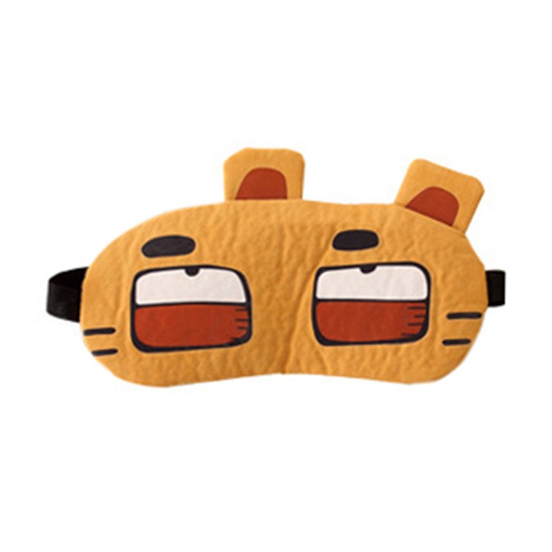 Cute Mask Soft Padded Sleep Travel Shade Cover