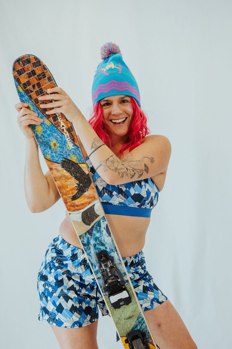 Mountain Print Bra