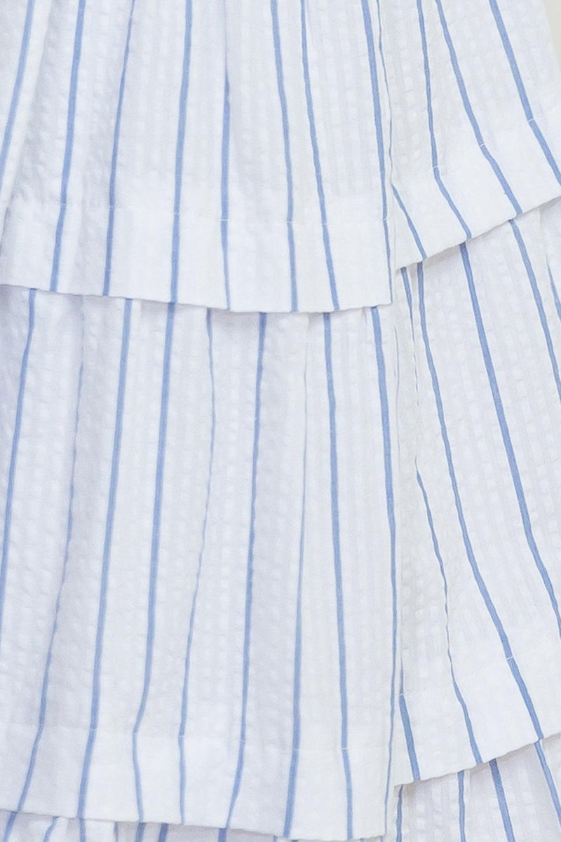 BREEZE NOTE WOVEN MIDI DRESS