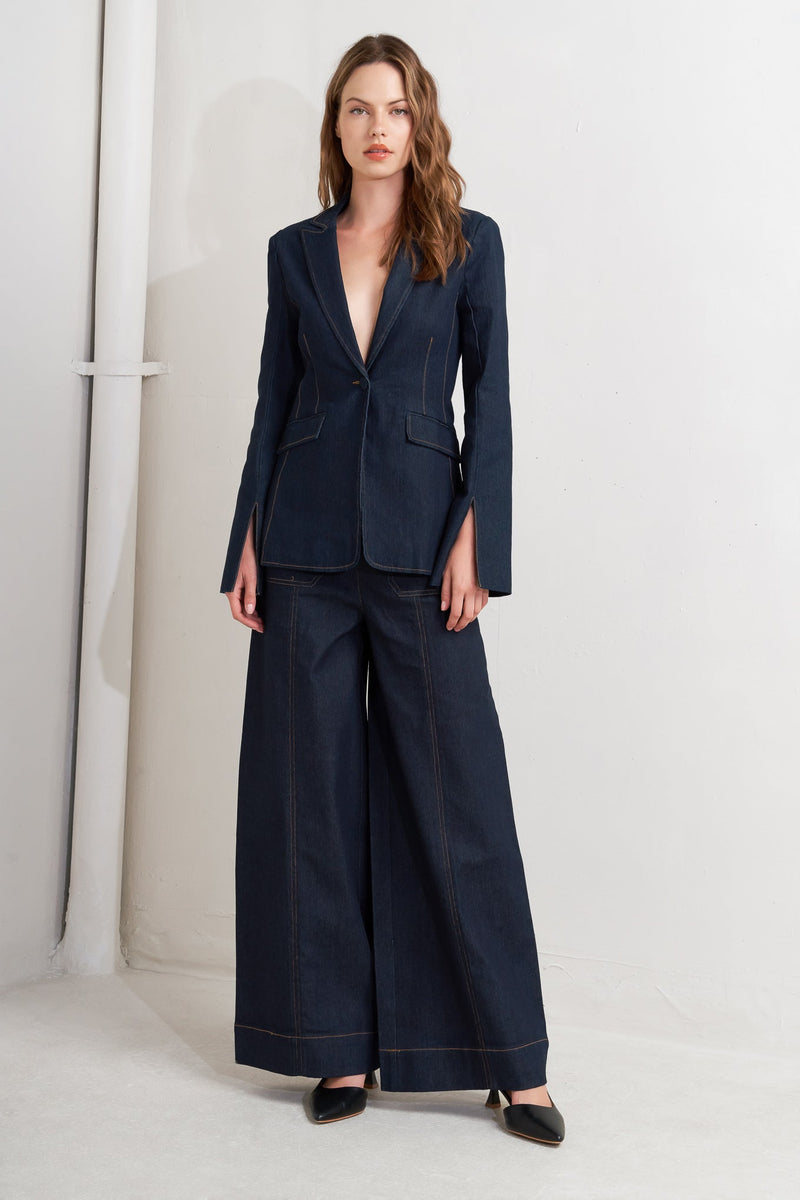 URBAN PANEL DENIM BLAZER