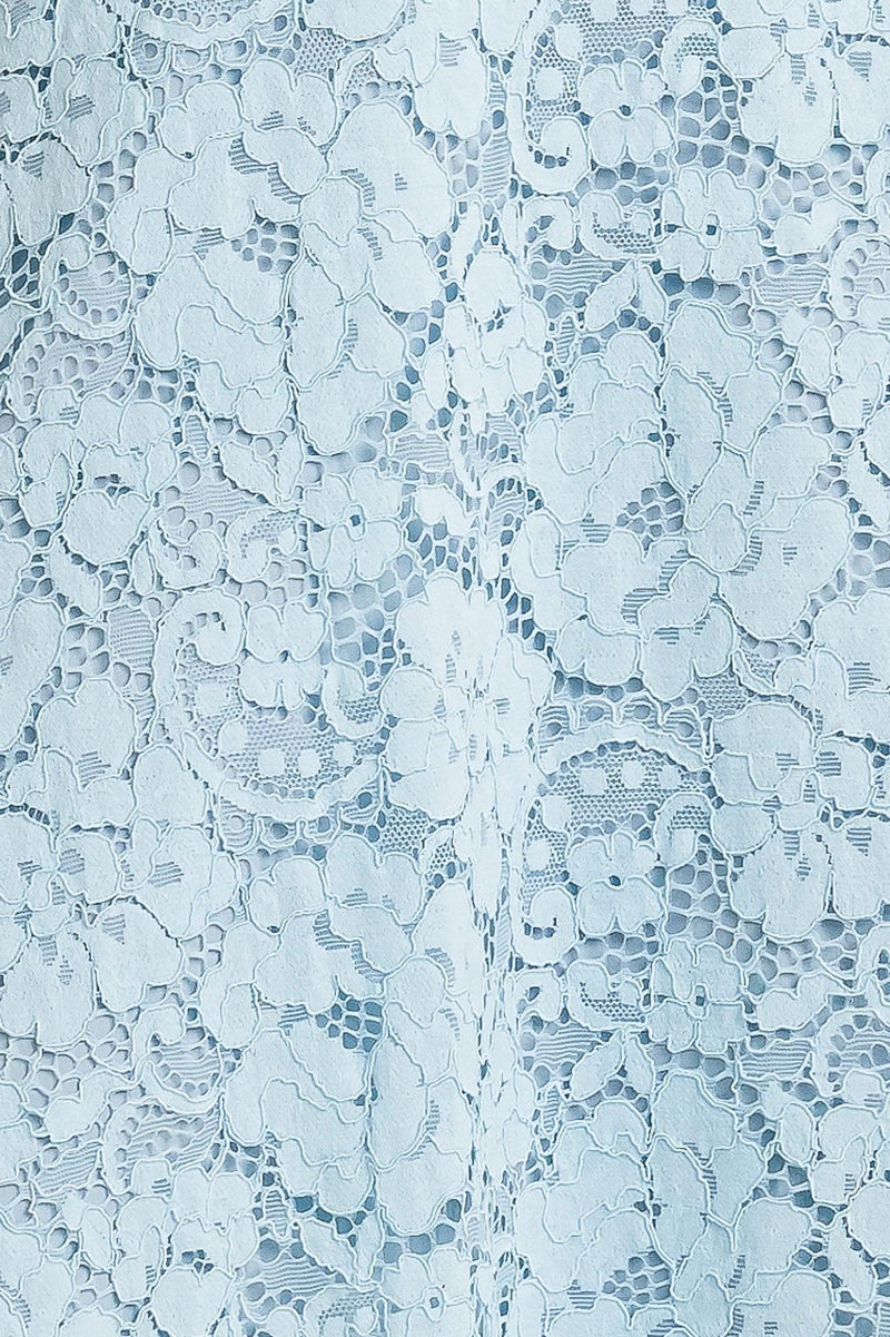 PURELY ROMANTIC WOVEN LACE MIDI SKIRT