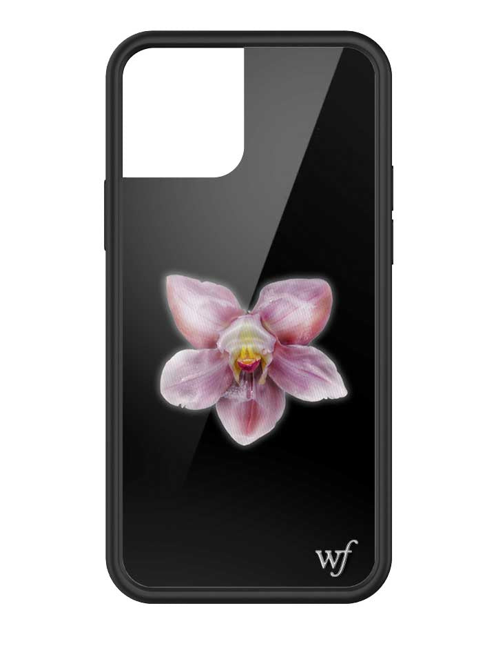 Orchid | Black iPhone Case