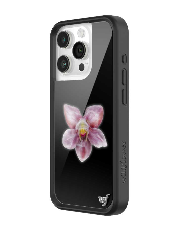 Orchid | Black iPhone Case