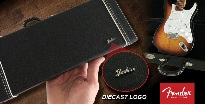 FENDER™ Miniature Black Guitar Case with Diecast Logo